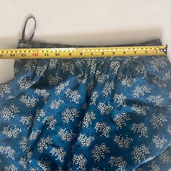 Anna Sui and Uniqlo -  Green and cream long skirt floral patterns - Picture 6 of 15